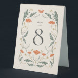 Plaque De Table Vintage Art Nouveau Mariage Numéro de table Carte<br><div class="desc">Cette carte de tente Mariage de la Collection Art Nouveau présente un magnifique design floral vintage qui respire l'élégance moderne. Personnalisez-le avec vos détails facilement et rapidement. Appuyez simplement sur le bouton "customiser" pour réorganiser et formater le style et le placement du texte.</div>