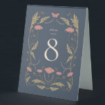 Plaque De Table Vintage Art Nouveau Mariage Numéro de table Carte<br><div class="desc">Cette carte de tente Mariage de la Collection Art Nouveau présente un magnifique design floral vintage qui respire l'élégance moderne. Personnalisez-le avec vos détails facilement et rapidement. Appuyez simplement sur le bouton "customiser" pour réorganiser et formater le style et le placement du texte.</div>
