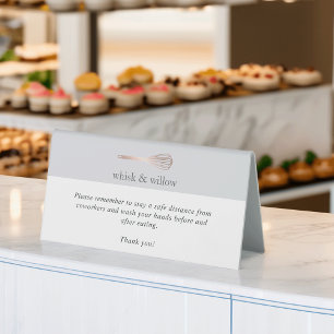 Plaque De Table Whisk d'or rose Salle de petit-déjeuner de sécur