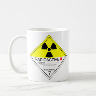 Plaque de transport radioactive Chat 2 Mug