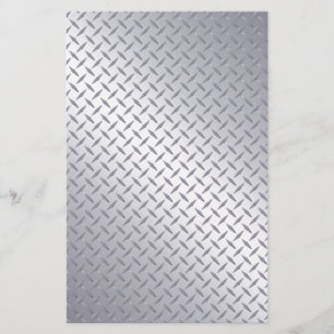 Plaque diamant en acier brillant