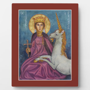 Plaque d'icônes Saint-Isabel de France