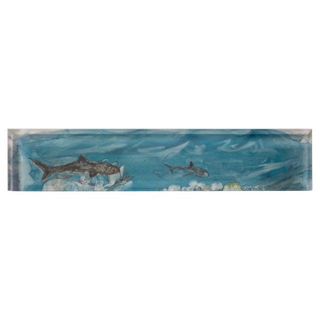 Plaque d'identification de bureau de récif (Devant)