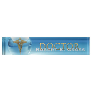 Plaque d'identification de DOCTEUR bureau