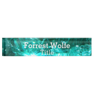 Plaque d'identification de quartz de turquoise