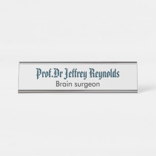 Plaque d'identification de signe de porte