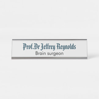 Plaque d'identification de signe de porte