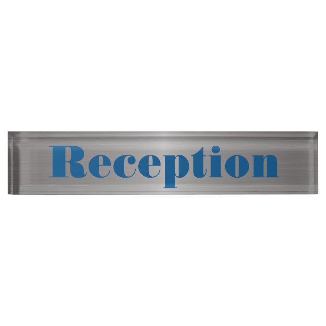 Plaque d'identification du bureau de recherche en  (Devant)