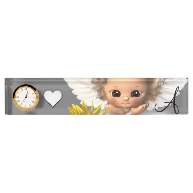 Plaque d'identification du bureau de tournesol Ang (Devant)