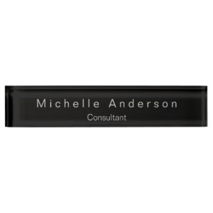Plaque d'identification du bureau du consultant en