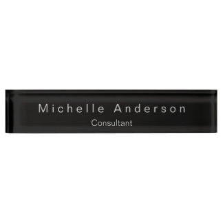 Plaque d'identification du bureau du consultant en