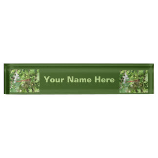 Plaque d'identification personnalisée de libellule