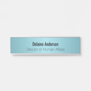Plaque d'identification personnalisée métallique