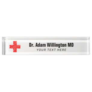 Plaque d'identification personnalisée pour le mé