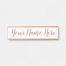 Plaque d'identification pour le travail