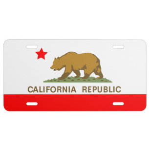 Plaque D'immatriculation État de Californie