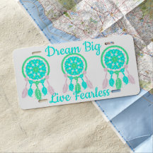 Fleurs et plumes Mandala Dreamcatcher