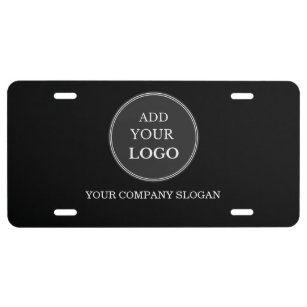 Plaque D'immatriculation Logo d'entreprise et marque professionnelle Slogan