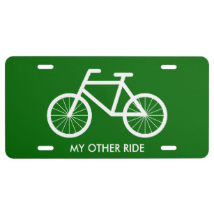 Plaque D'immatriculation Plaque minéralogique de bicyclette pour des