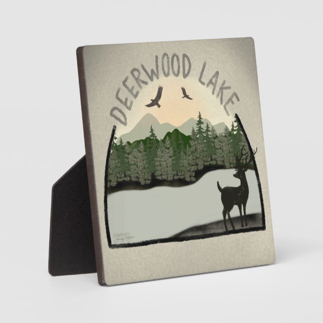 Plaque d'inspiritisme Deerwood Lake Deer (Recto)