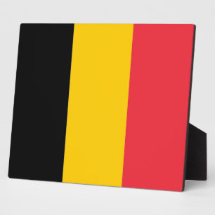 Plaque Drapeau Belge