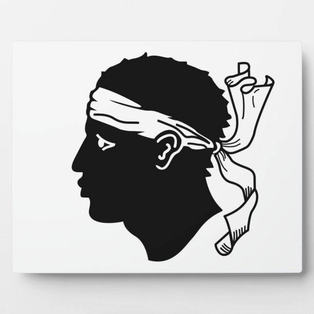 Plaque Drapeau Corse (Devant)