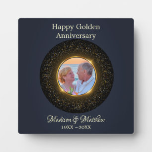 Plaque du 50e anniversaire de la photo personnalis