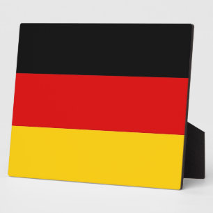 Plaque du drapeau allemand