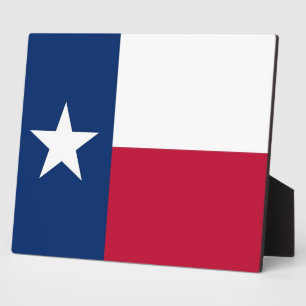 Plaque du drapeau de l'État du Texas