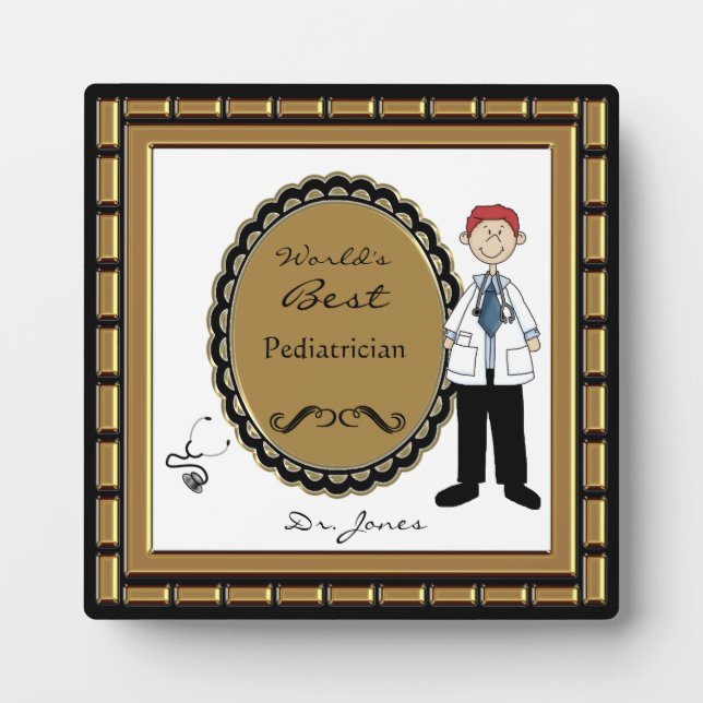 Plaque du meilleur médecin du monde (Devant)