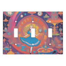 C'est Tea Time Alice Light Switch Cover