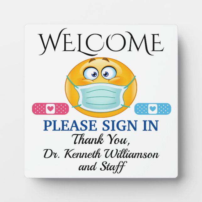 Plaque Médicale (Devant)