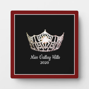 Plaque Miss America Silver Crown Awards