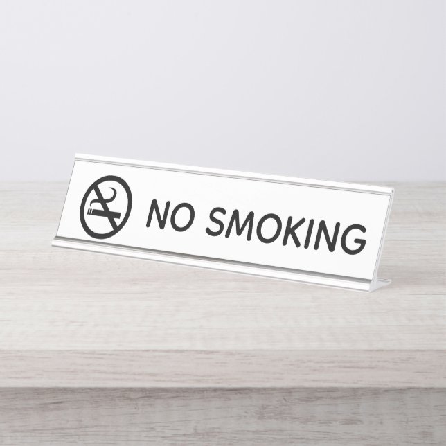 Plaque "No Smoking" (Devant)