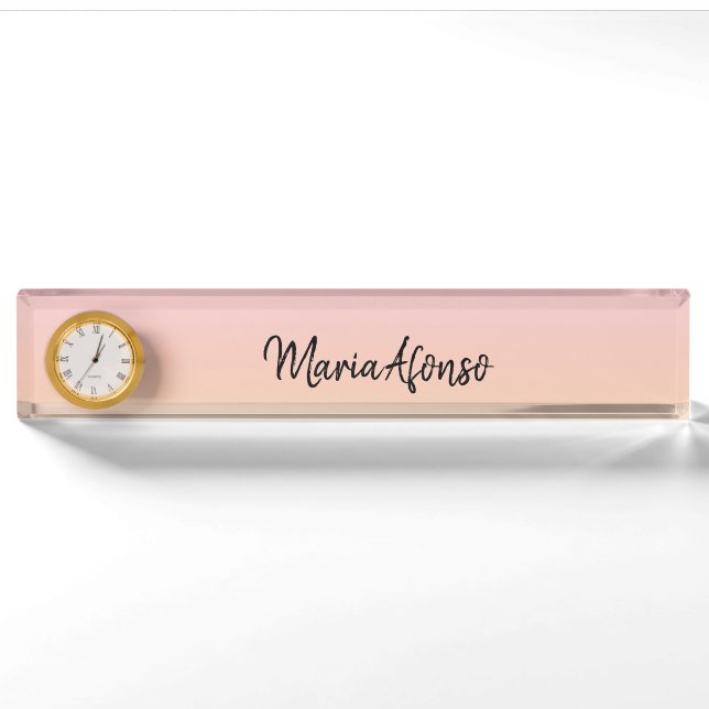 Plaque nominative Pastel (Devant)
