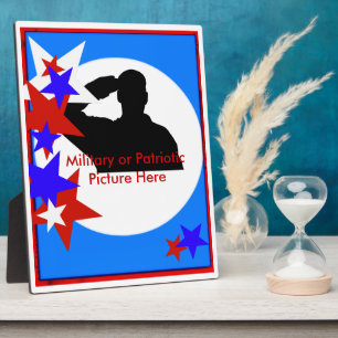 Plaque patriotique commémorative