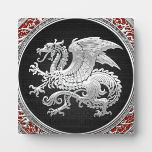 Plaque Photo [100] Dragon islandais, Landvæ ttir [Argent]