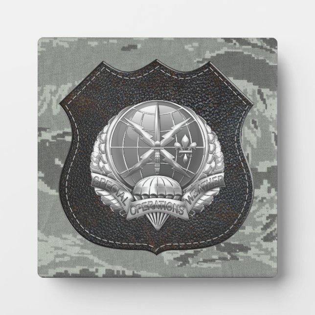 Plaque Photo [100] Insigne SOWT [Crest] (Devant)