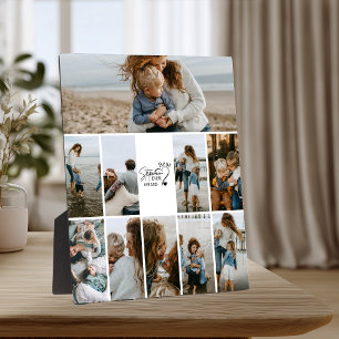 Plaque Photo 10 Meilleure Belle-Mère Personnalisée Collage Phot