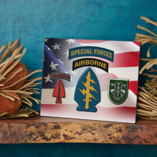 Plaque Photo 10th Special Forces Group (AIRBORNE)