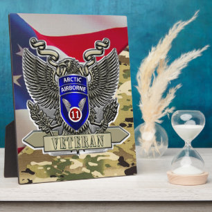 Plaque Photo 11e division aéroportée