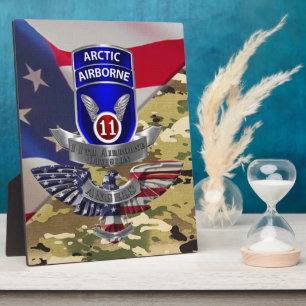 Plaque Photo 11e division aéroportée