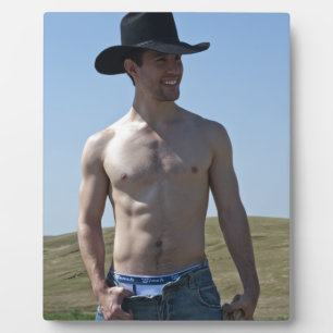 Plaque Photo 15746-RA Cowboy