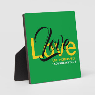 Plaque Photo 1 Corinthiens 13 Christian LOVE