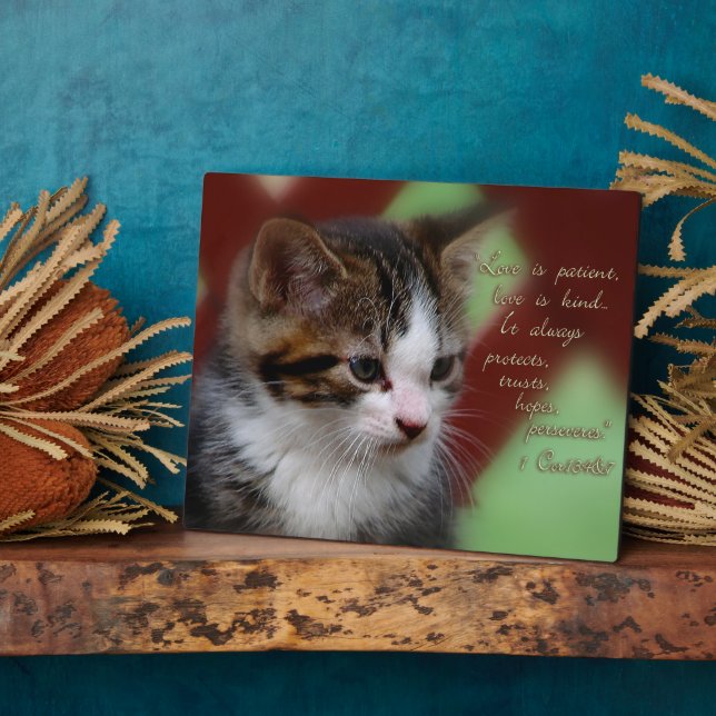 Plaque Photo 1 Corinthiens 13 Inspirationnel (Côté)