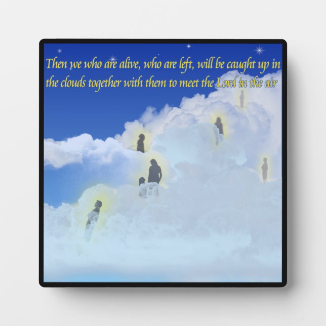 Plaque Photo 1 Thessaloniciens 4:17 (Devant)