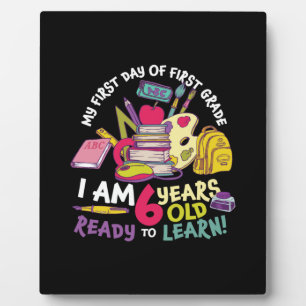 Plaque Photo 1e Jour de première grade