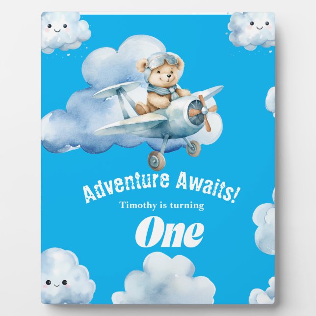 Plaque Photo 1er anniversaire de Teddy Skybound Celebration Bas (Devant)