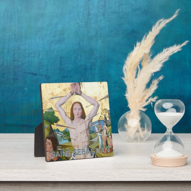 Plaque Photo 1er Martyre de Saint-Sébastien (M 013) Carré de 5, (Insitu)