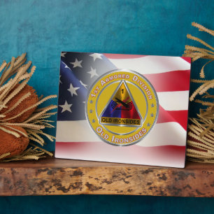 Plaque Photo 1re division blindée